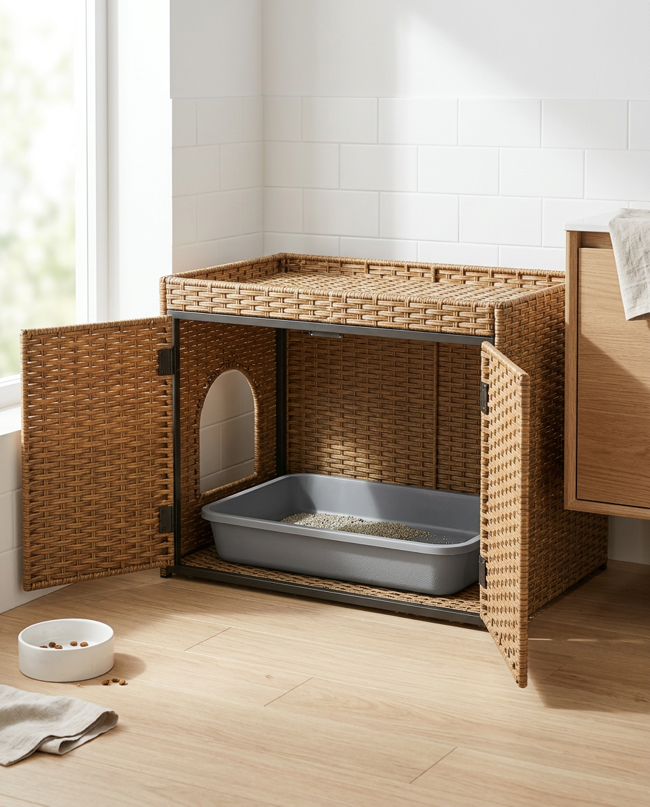 Woven Litter Box Combo